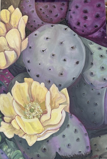 Cactus with Yellow Flower