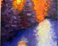 Winter Light,  Pine and Snow